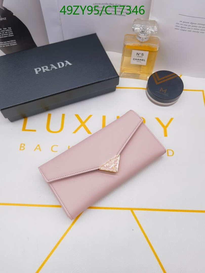 Prada-Wallet-4A Quality Code: CT7346 $: 49USD