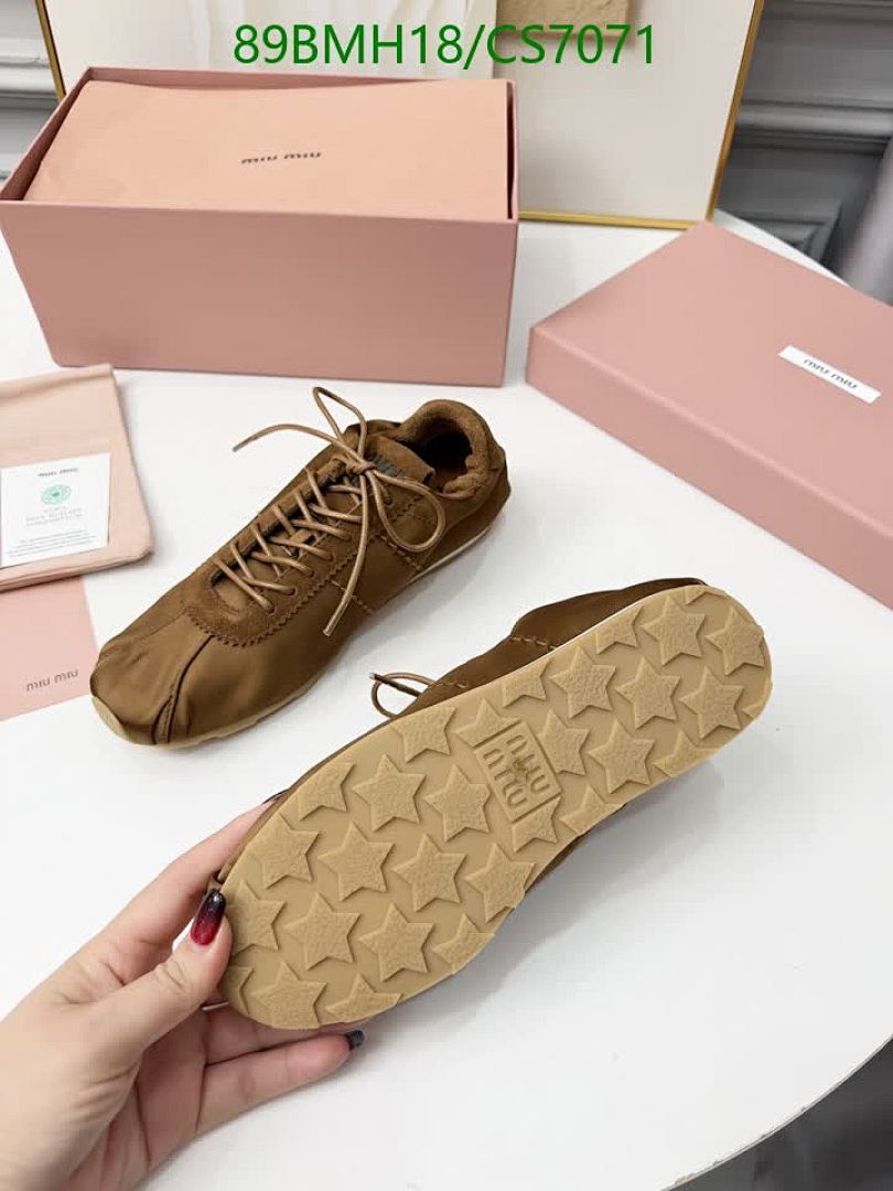 Miu Miu-Women Shoes Code: CS7071 $: 89USD