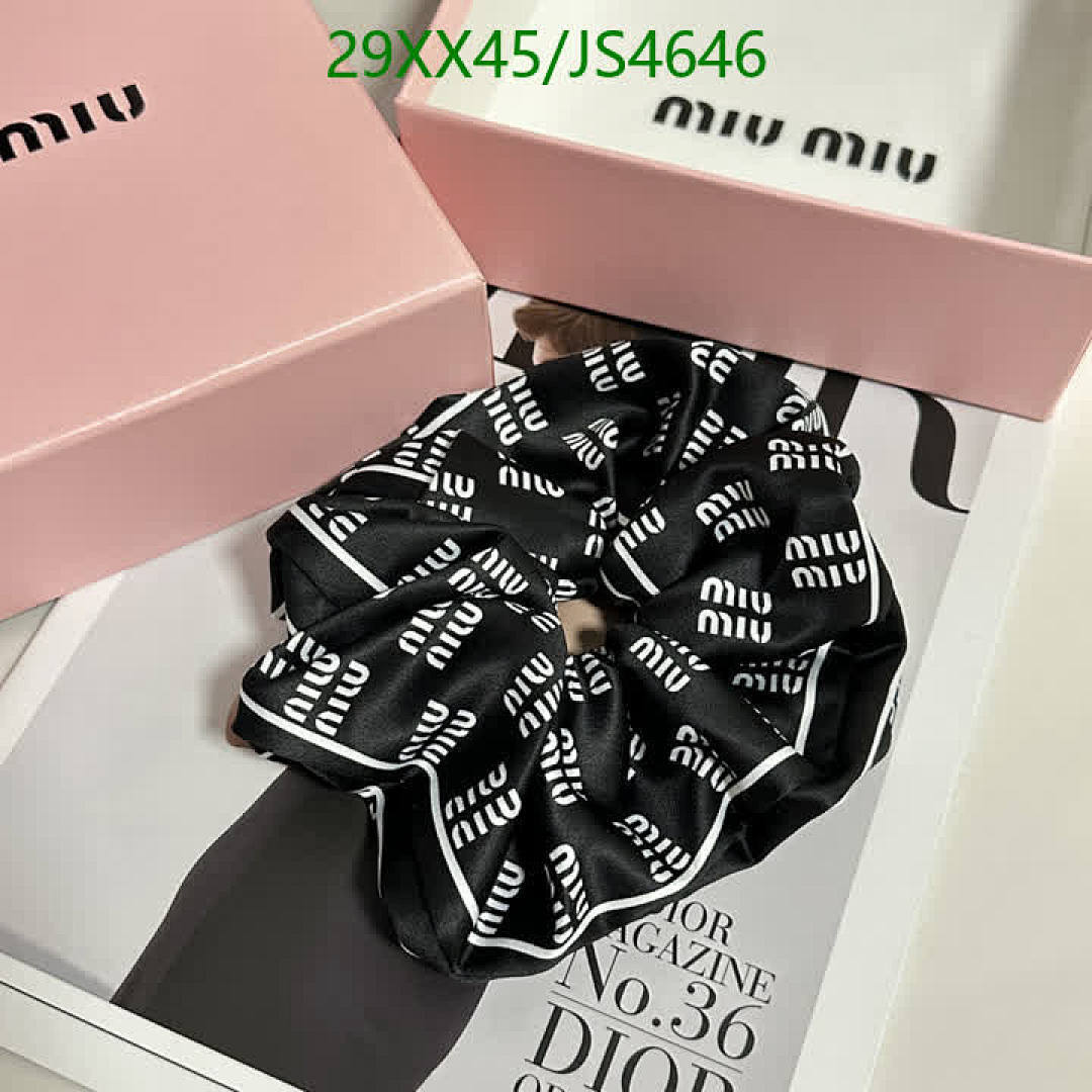 MIU MIU-Headband Code: JS4646 $: 29USD