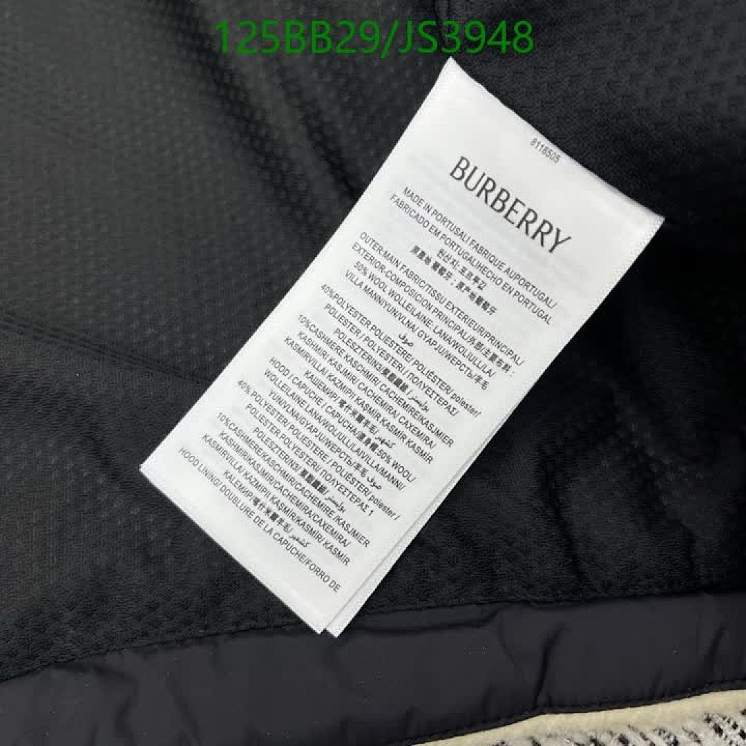 Burberry-Clothing Code: JS3948 $: 125USD
