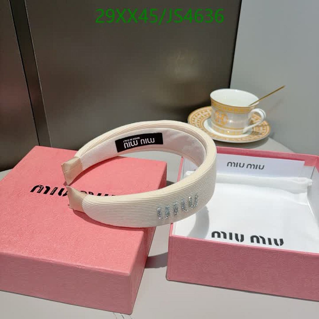 MIU MIU-Headband Code: JS4636 $: 29USD