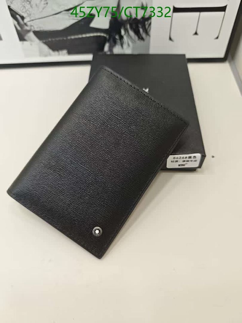 Montblanc-Wallet-4A Quality Code: CT7332 $: 45USD