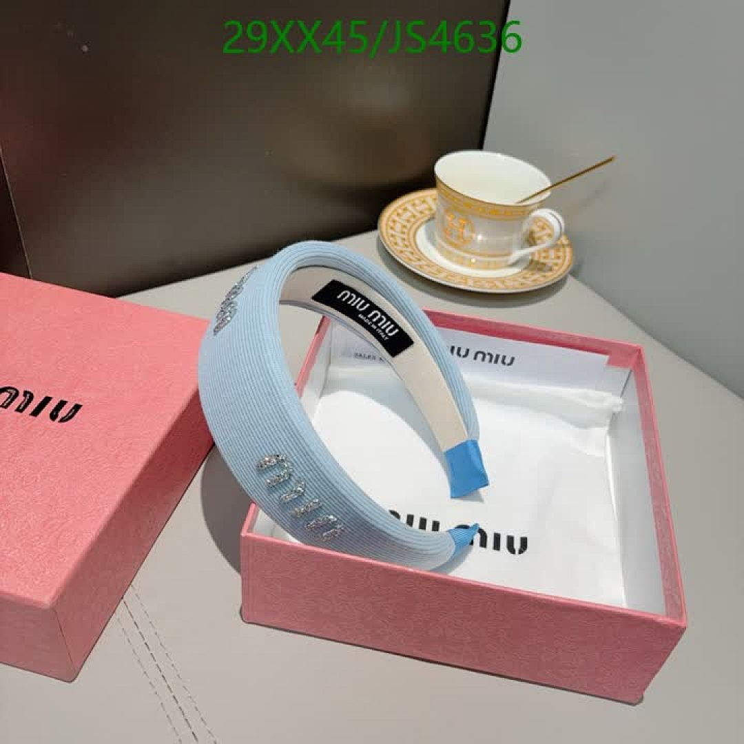 MIU MIU-Headband Code: JS4636 $: 29USD