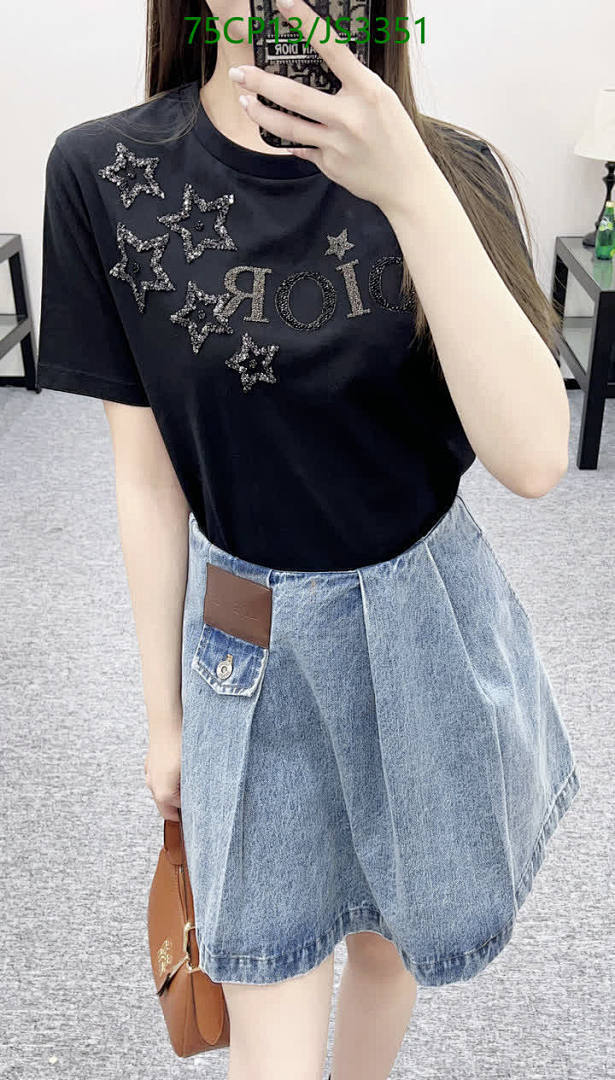 Dior-Clothing Code: JS3351 $: 75USD