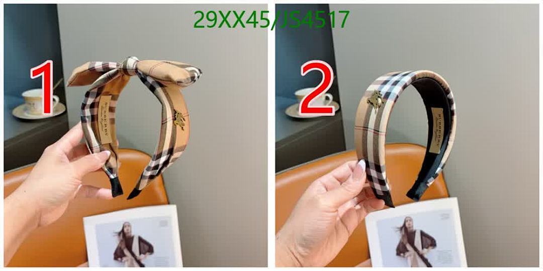 Burberry-Headband Code: JS4517 $: 29USD
