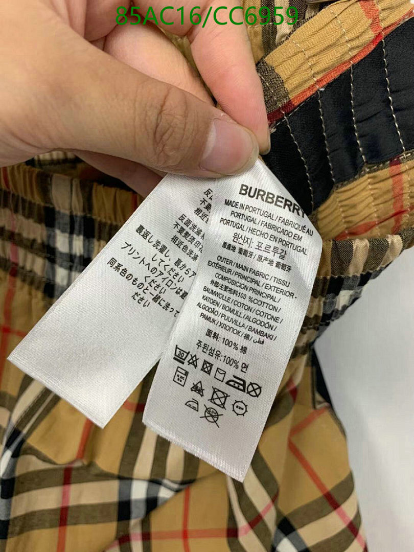 Burberry-Clothing Code: CC6959 $: 85USD