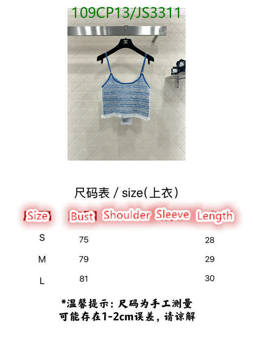 Chanel-Clothing Code: JS3311 $: 109USD