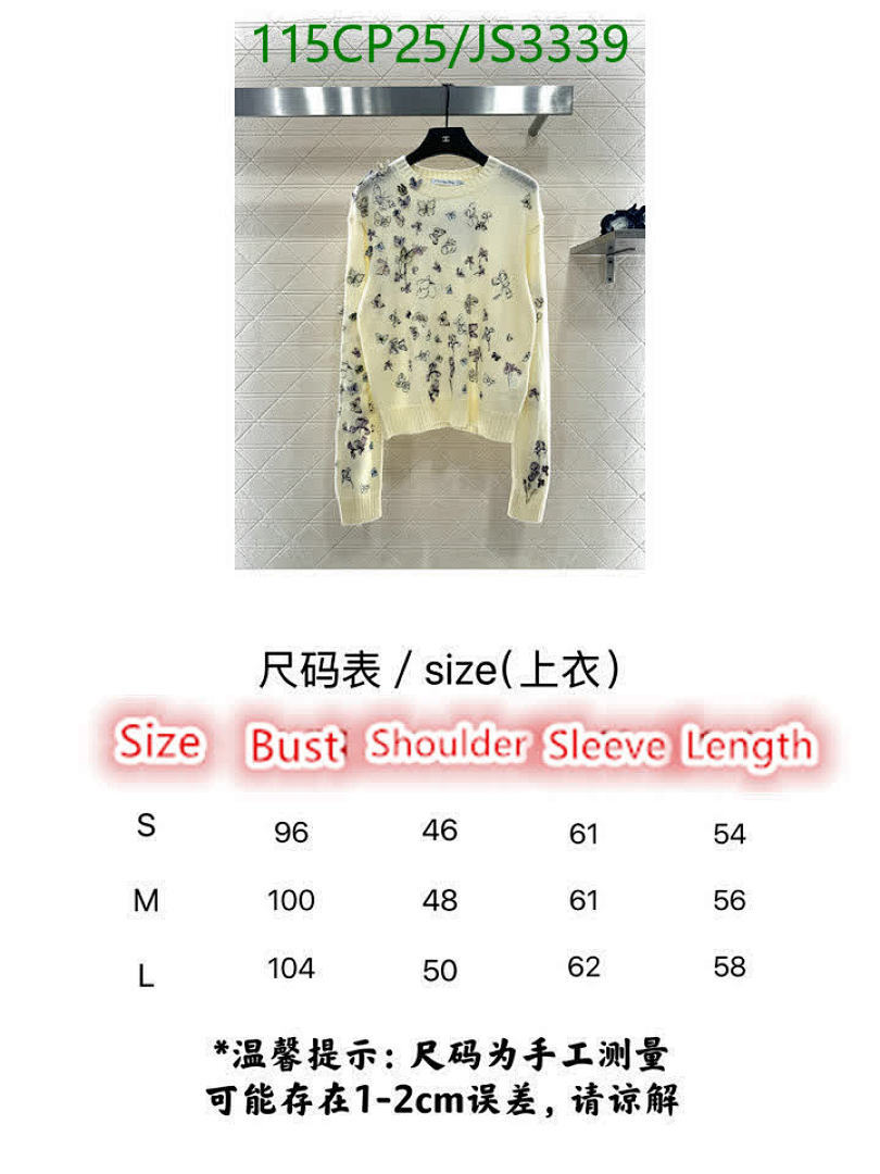Dior-Clothing Code: JS3339 $: 115USD