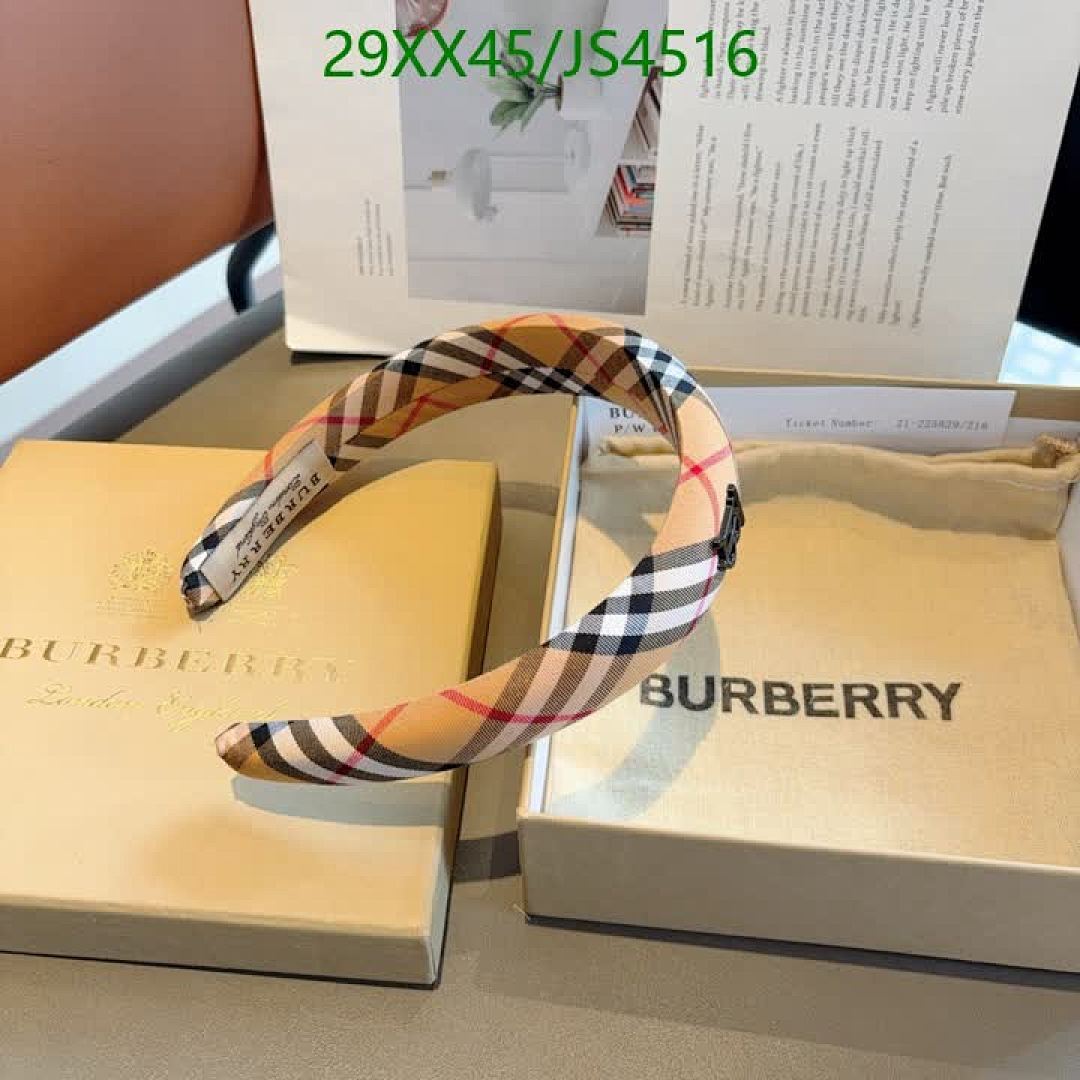Burberry-Headband Code: JS4516 $: 29USD