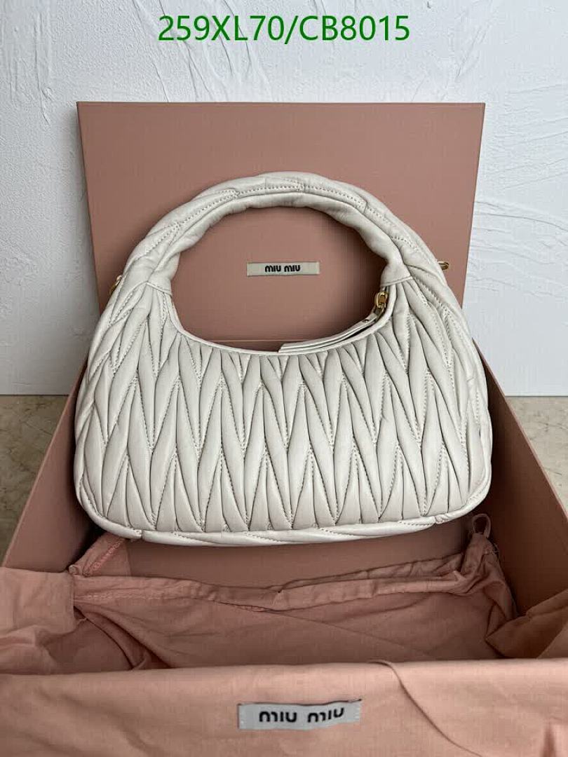 Miu Miu-Bag-Mirror Quality Code: CB8015 $: 259USD