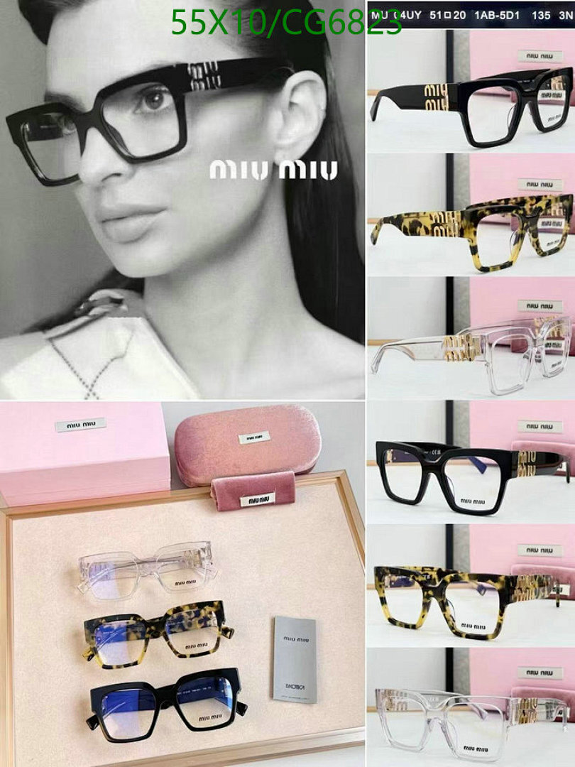 Miu Miu-Glasses Code: CG6823 $: 55USD