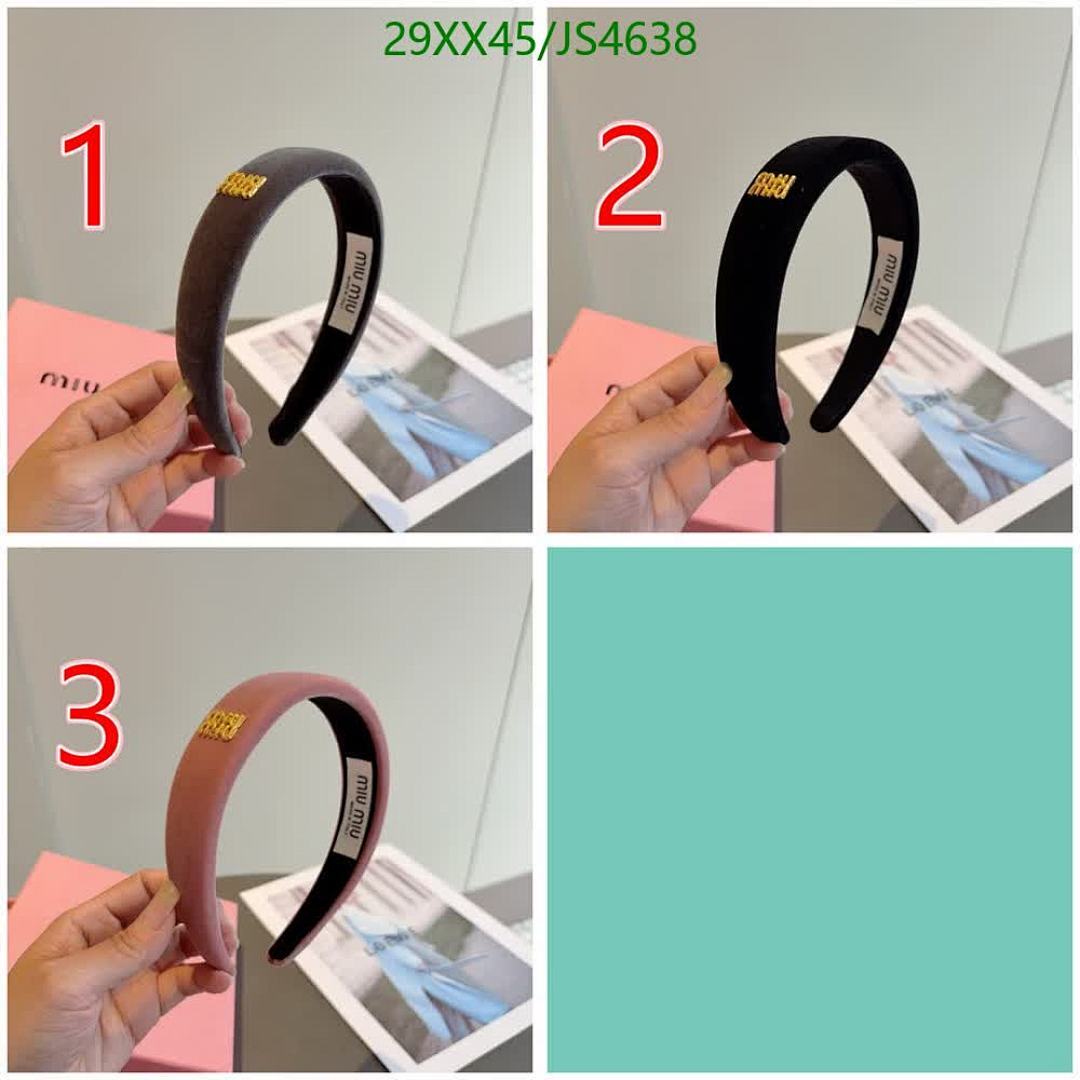 MIU MIU-Headband Code: JS4638 $: 29USD