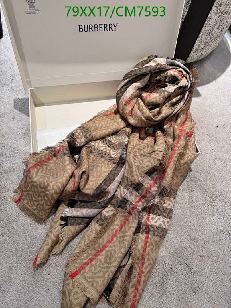 Burberry-Scarf Code: CM7593 $: 79USD