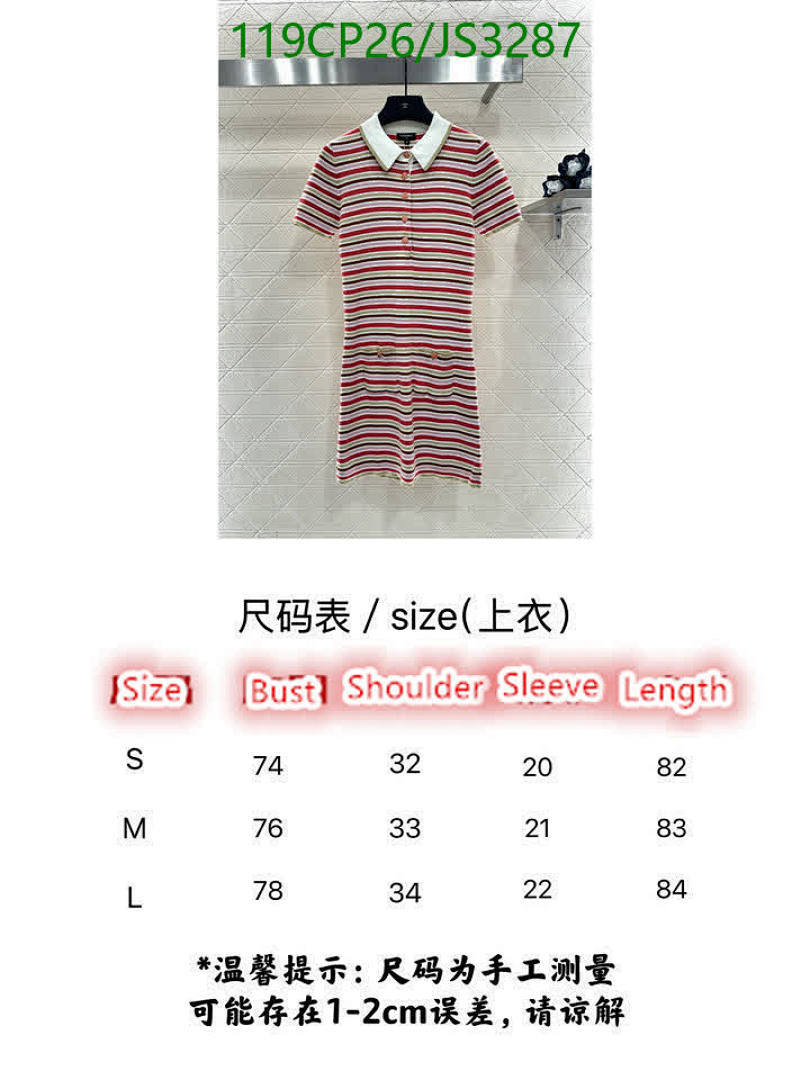 Chanel-Clothing Code: JS3287 $: 119USD