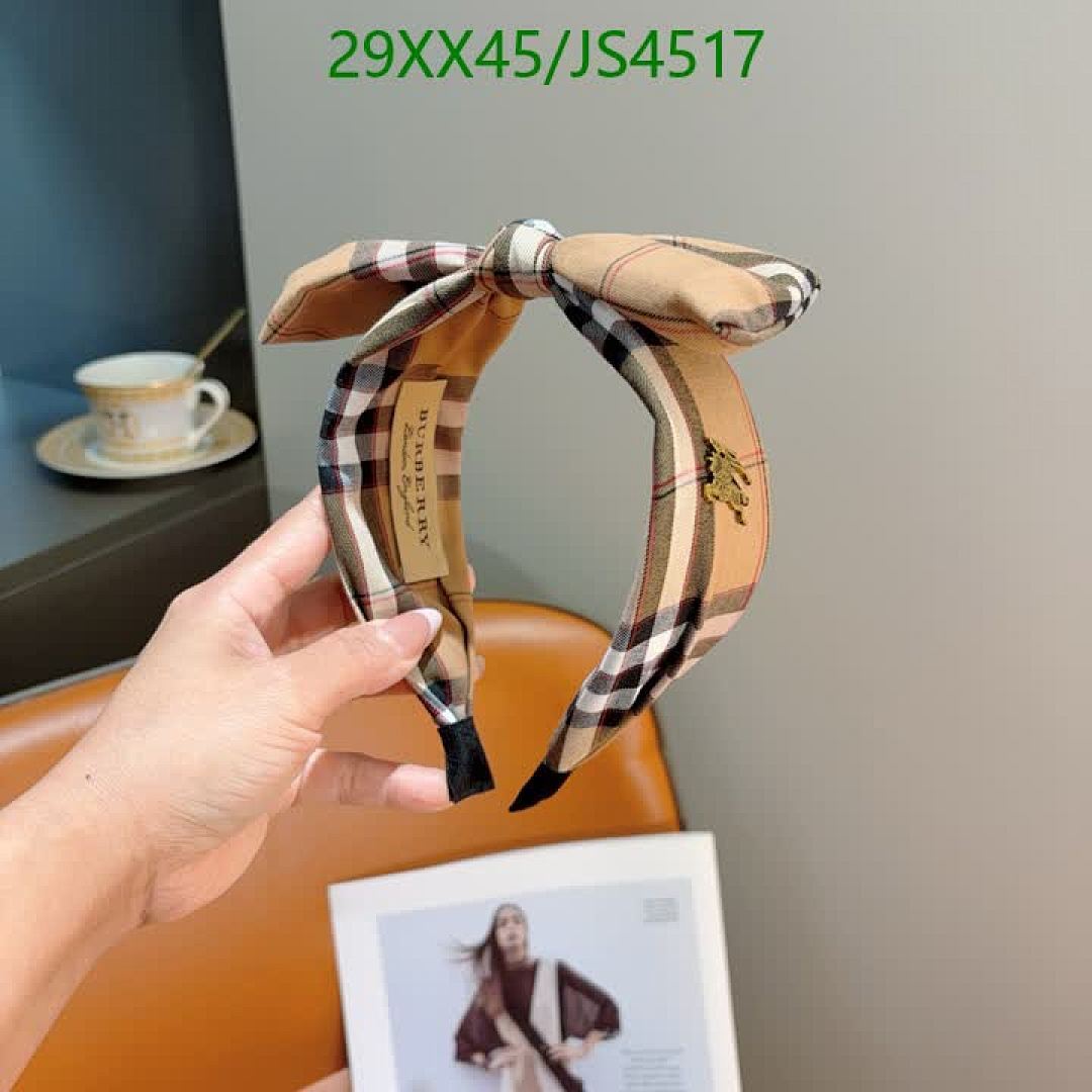 Burberry-Headband Code: JS4517 $: 29USD