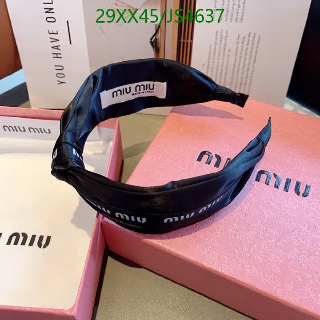 MIU MIU-Headband Code: JS4637 $: 29USD