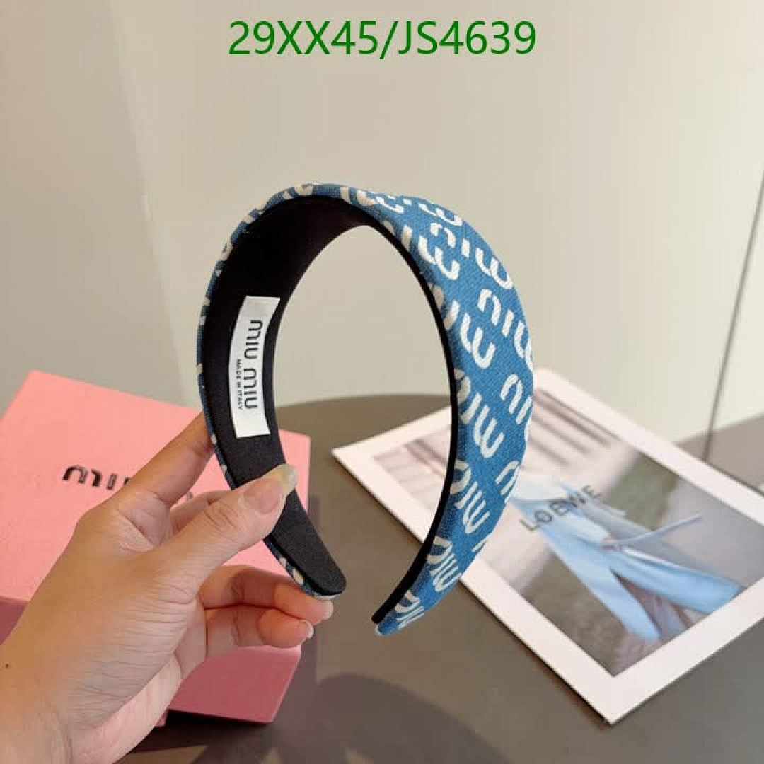 MIU MIU-Headband Code: JS4639 $: 29USD
