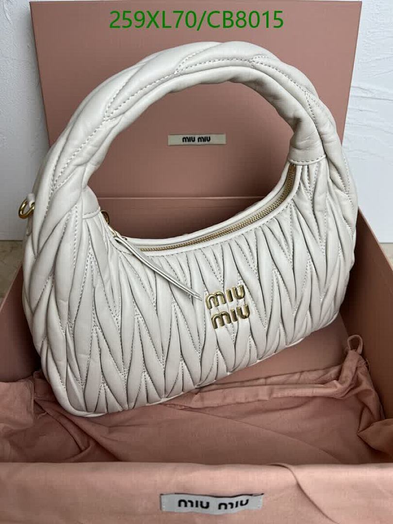 Miu Miu-Bag-Mirror Quality Code: CB8015 $: 259USD