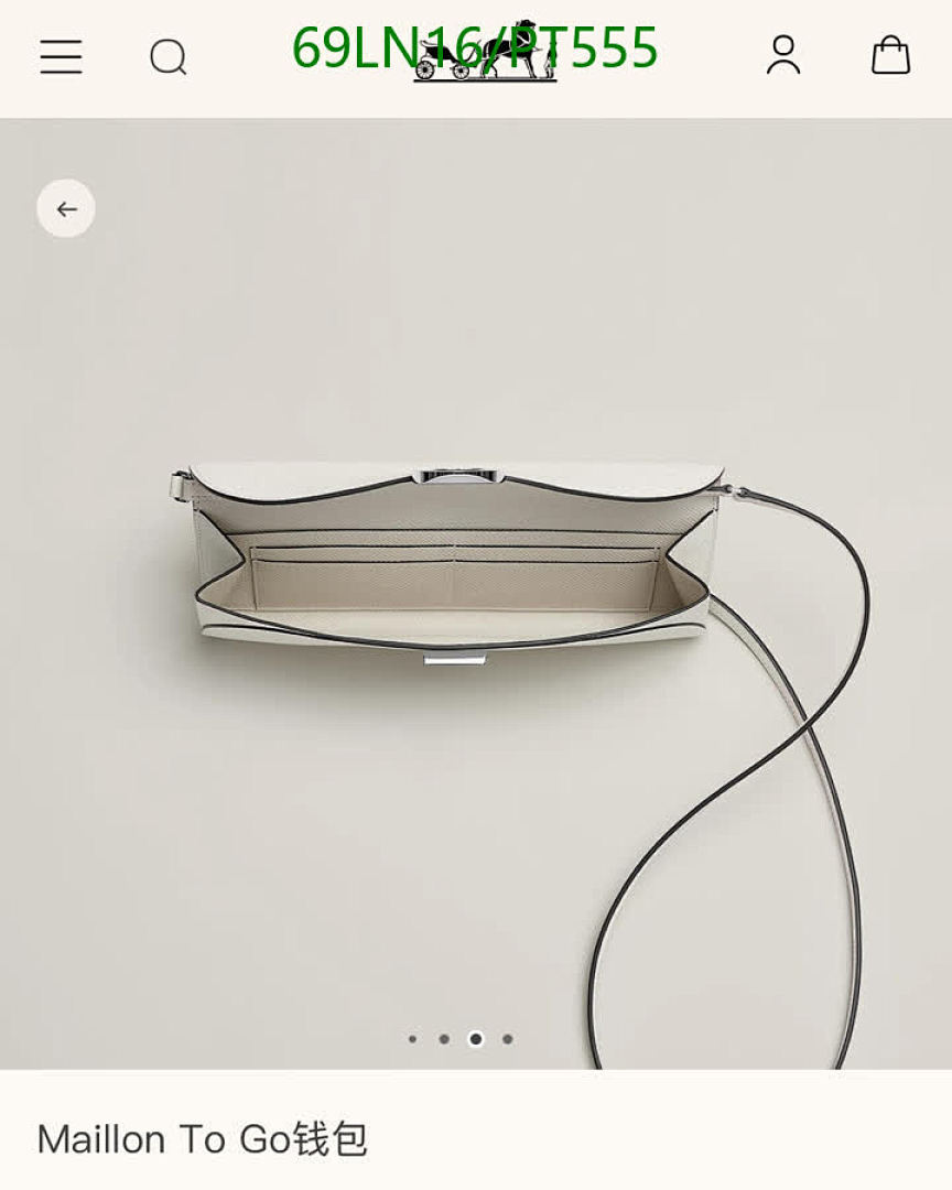 Hermes-Wallet(4A) Code: PT555 $: 69USD