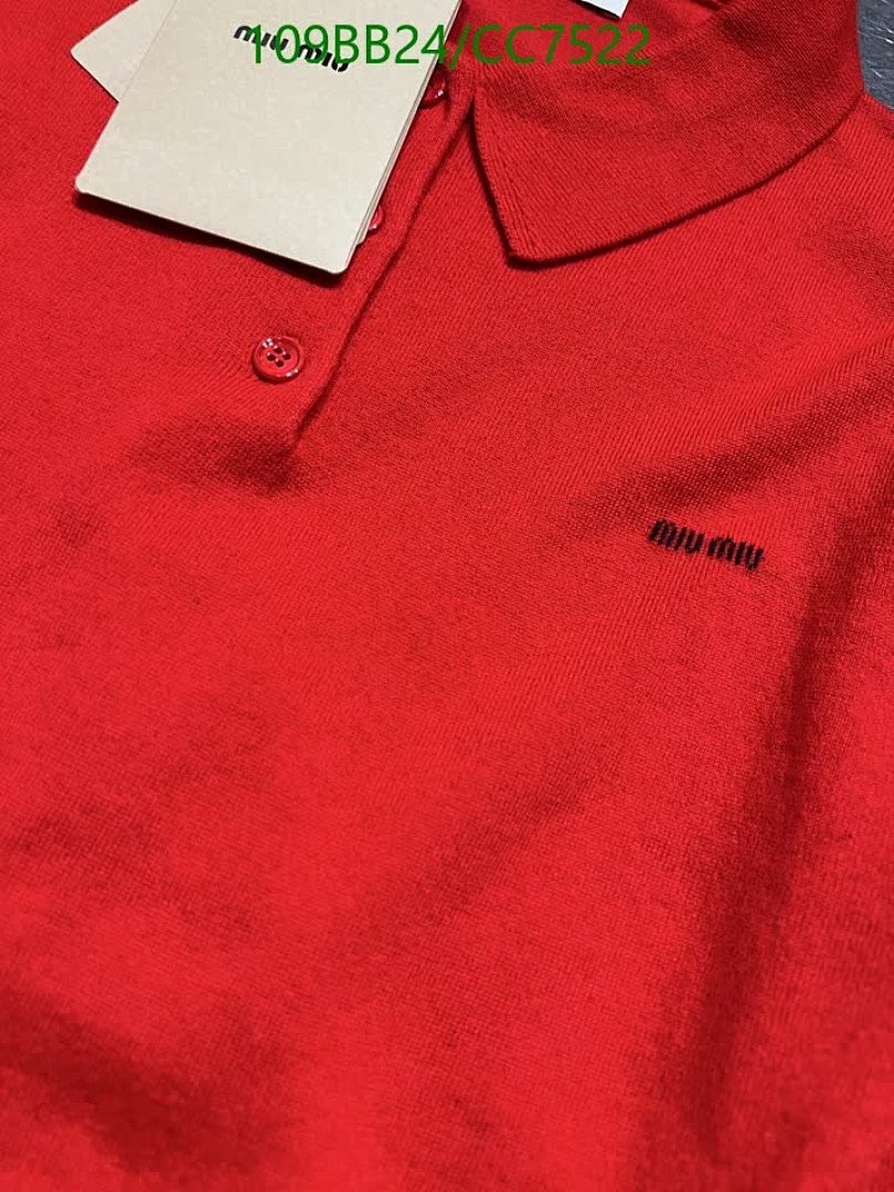 MIUMIU-Clothing Code: CC7522 $: 109USD