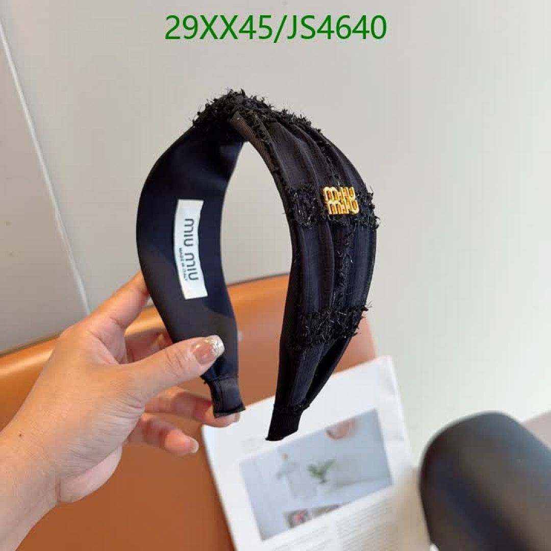 MIU MIU-Headband Code: JS4640 $: 29USD