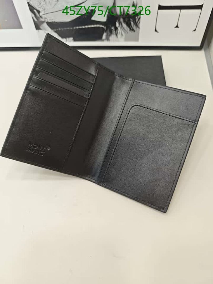 Montblanc-Wallet-4A Quality Code: CT7326 $: 45USD