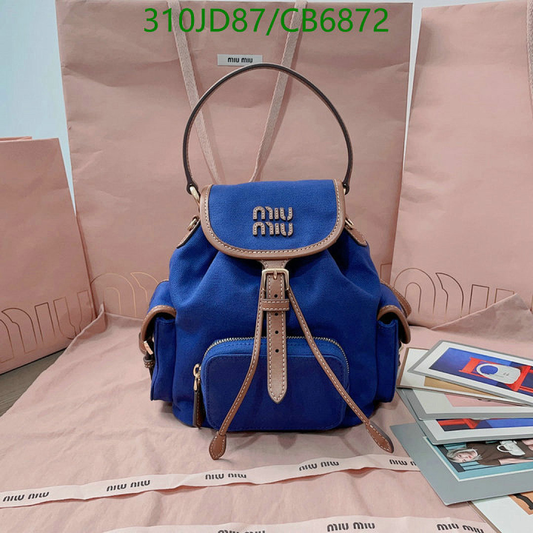 Miu Miu-Bag-Mirror Quality Code: CB6872 $: 310USD