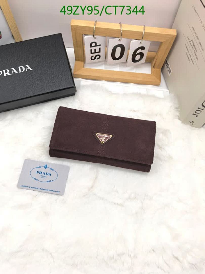 Prada-Wallet-4A Quality Code: CT7344 $: 49USD