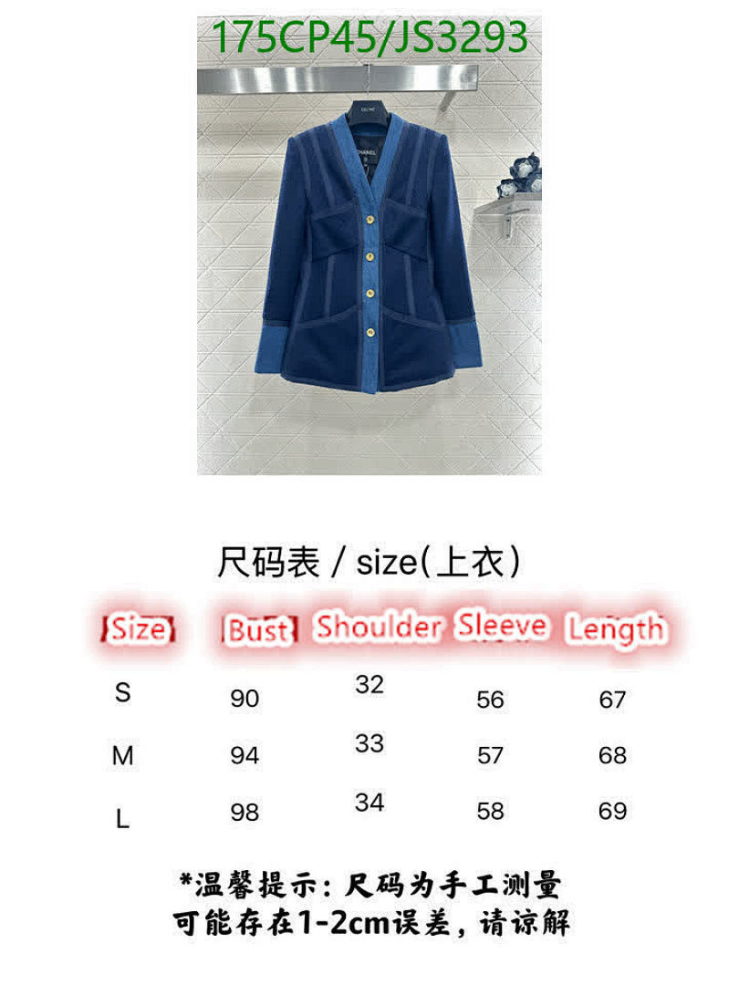 Chanel-Clothing Code: JS3293 $: 175USD