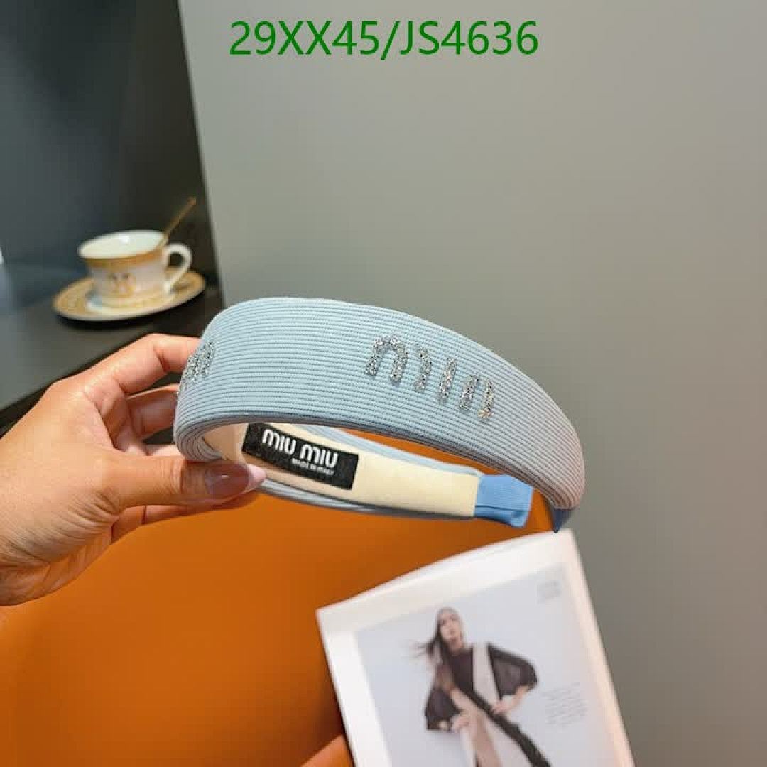 MIU MIU-Headband Code: JS4636 $: 29USD