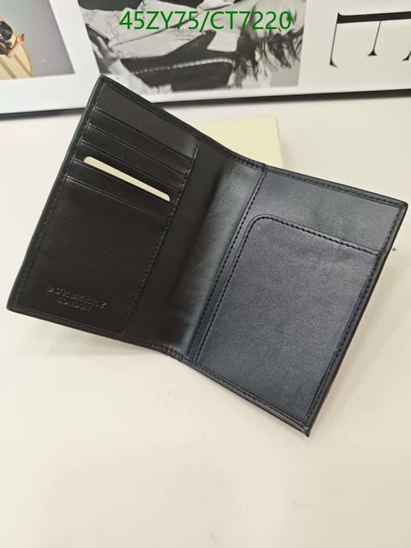 Burberry-Wallet-4A Quality Code: CT7220 $: 45USD
