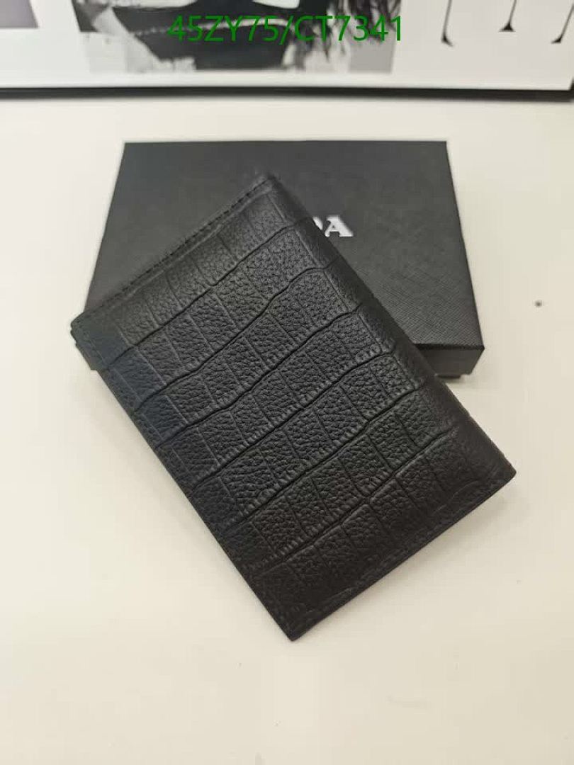 Prada-Wallet-4A Quality Code: CT7341 $: 45USD