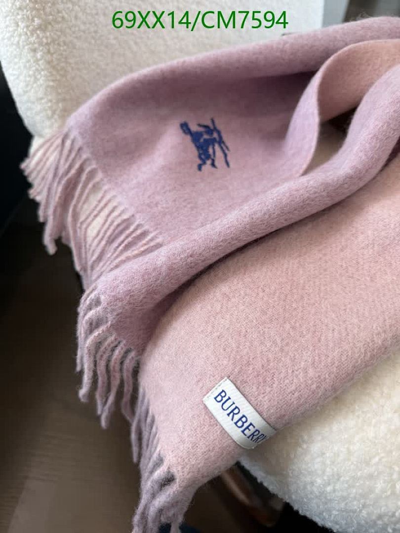 Burberry-Scarf Code: CM7594 $: 69USD