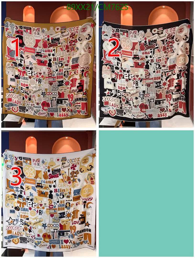 Chanel-Scarf Code: CM7625 $: 89USD