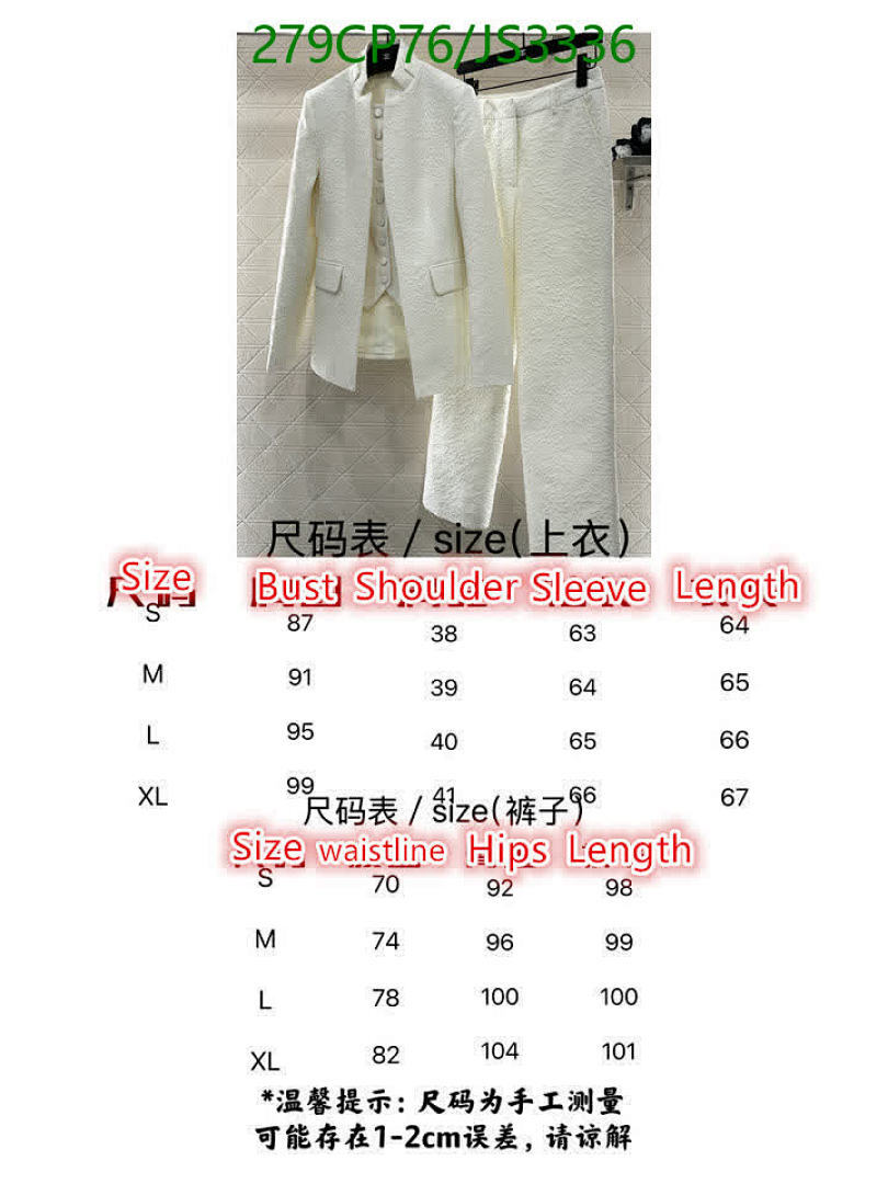 Dior-Clothing Code: JS3336 $: 279USD