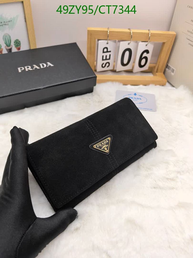 Prada-Wallet-4A Quality Code: CT7344 $: 49USD