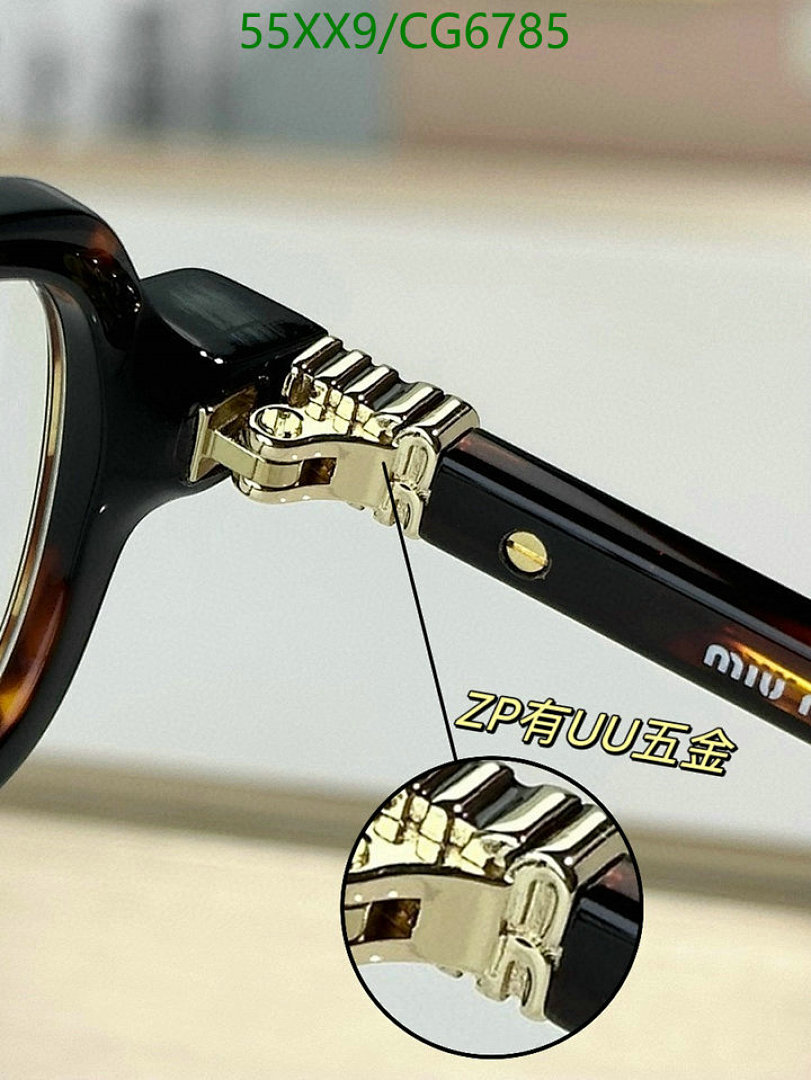 Miu Miu-Glasses Code: CG6785 $: 55USD