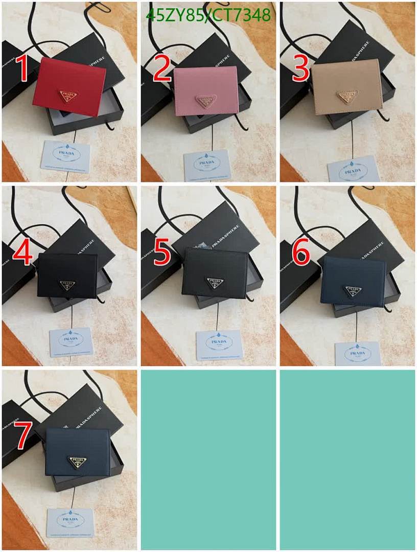 Prada-Wallet-4A Quality Code: CT7348 $: 45USD