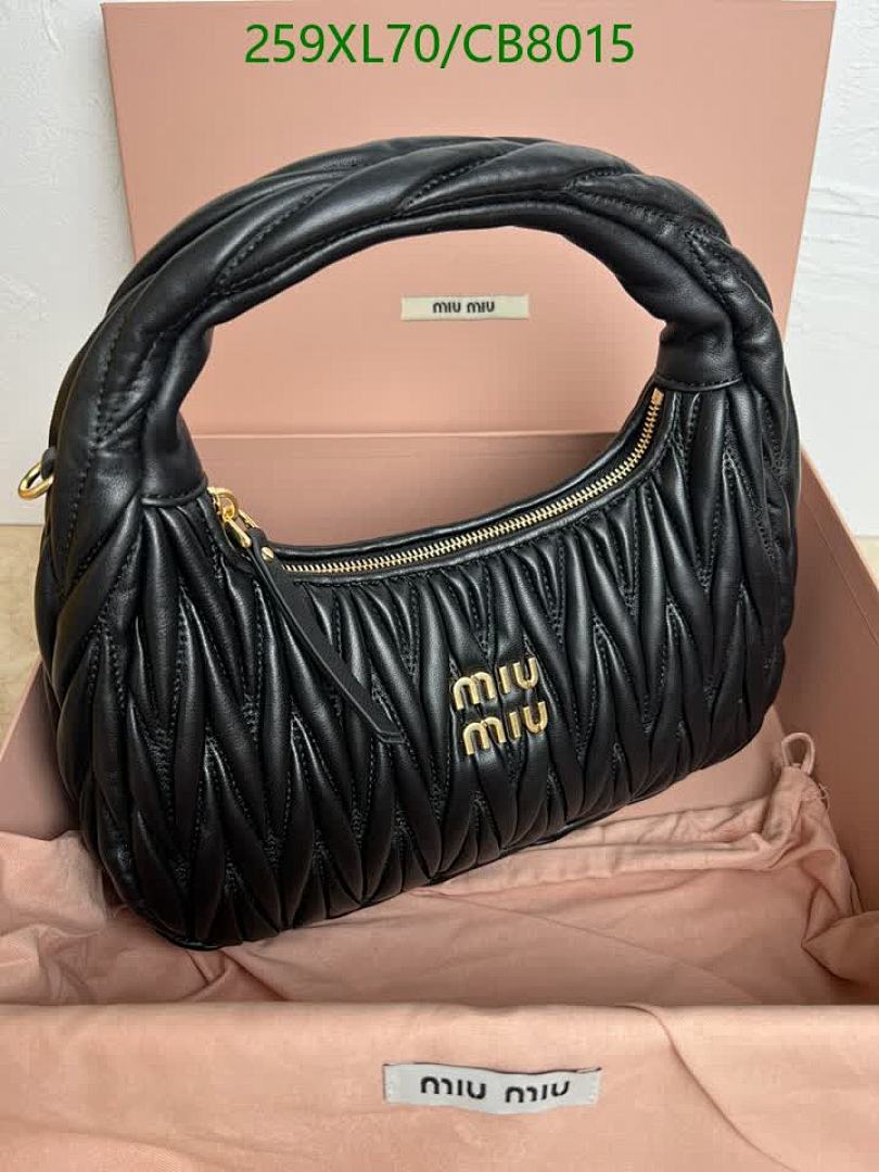 Miu Miu-Bag-Mirror Quality Code: CB8015 $: 259USD