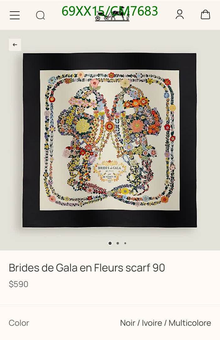 Hermes-Scarf Code: CM7683 $: 69USD