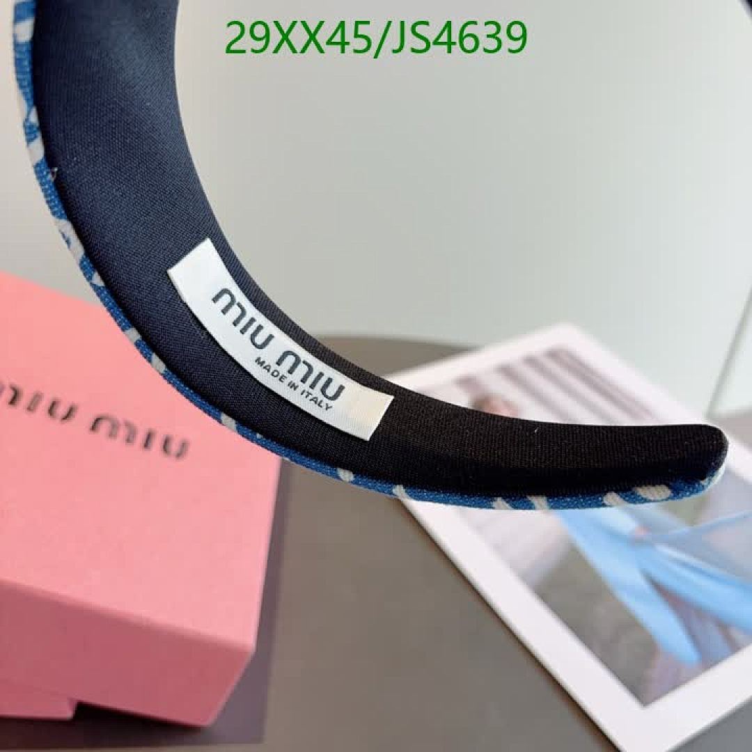 MIU MIU-Headband Code: JS4639 $: 29USD