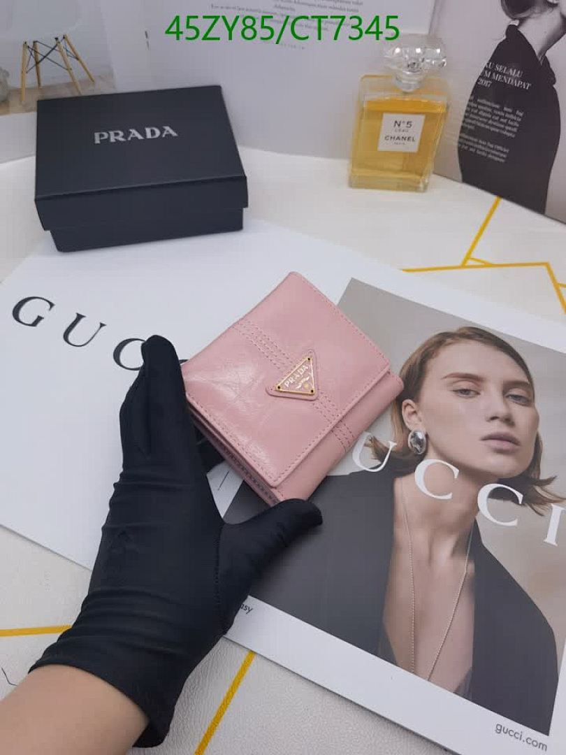 Prada-Wallet-4A Quality Code: CT7345 $: 45USD