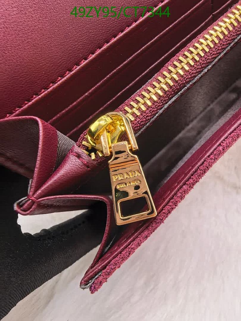 Prada-Wallet-4A Quality Code: CT7344 $: 49USD