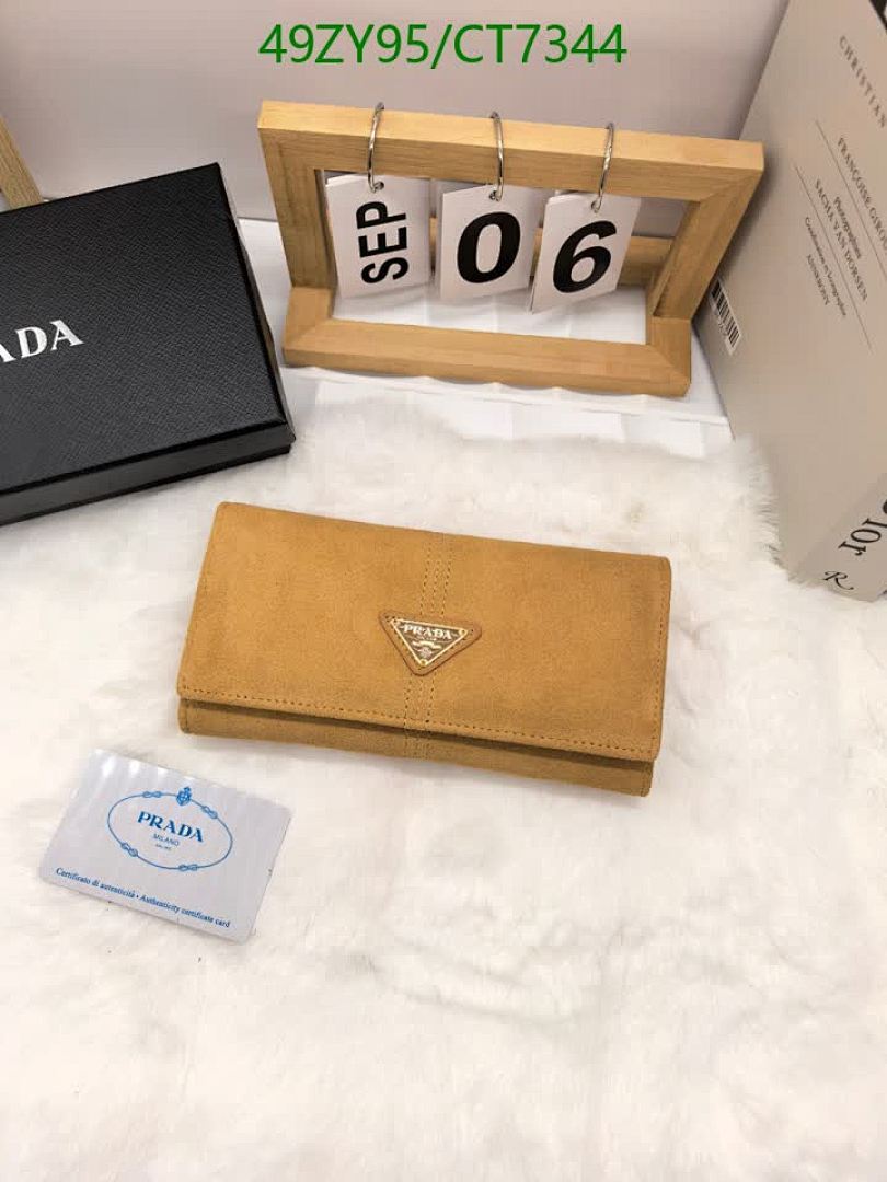 Prada-Wallet-4A Quality Code: CT7344 $: 49USD