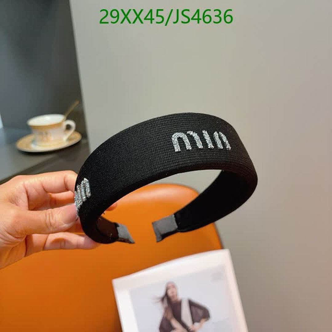 MIU MIU-Headband Code: JS4636 $: 29USD