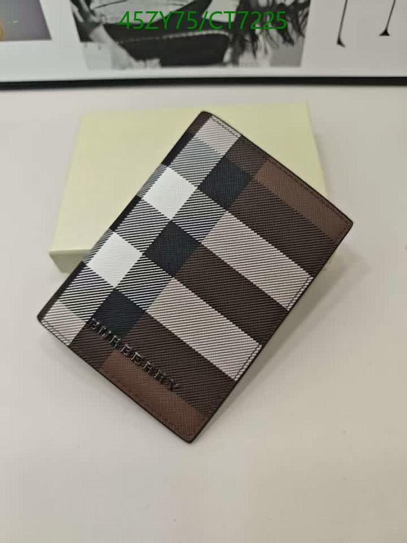 Burberry-Wallet-4A Quality Code: CT7225 $: 45USD