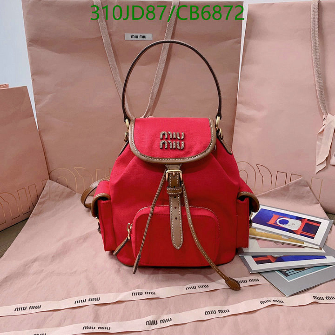 Miu Miu-Bag-Mirror Quality Code: CB6872 $: 310USD