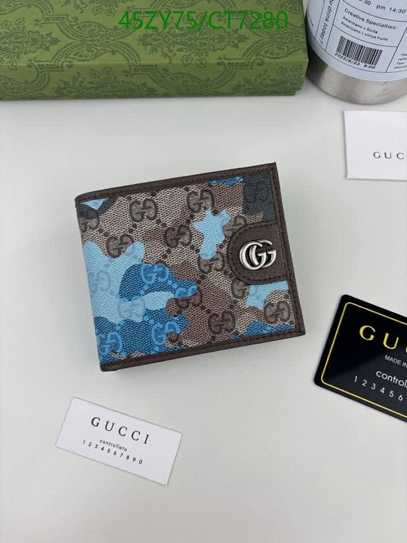Gucci-Wallet-4A Quality Code: CT7280 $: 45USD