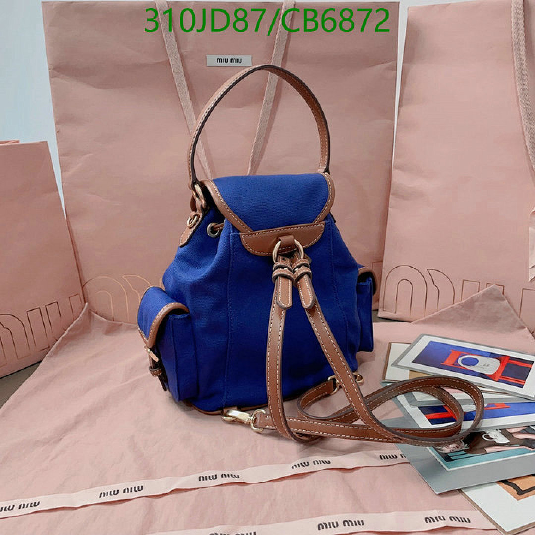 Miu Miu-Bag-Mirror Quality Code: CB6872 $: 310USD