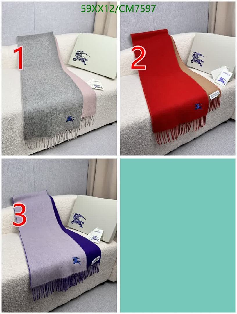 Burberry-Scarf Code: CM7597 $: 59USD
